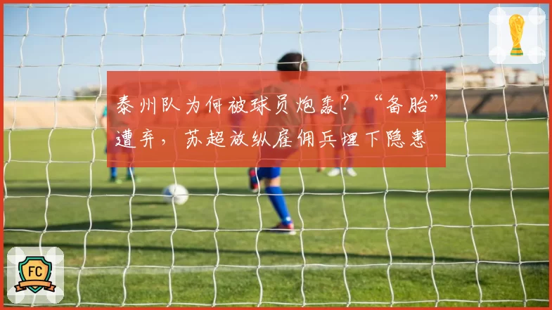 泰州队为何被球员炮轰？“备胎”遭弃，苏超放纵雇佣兵埋下隐患